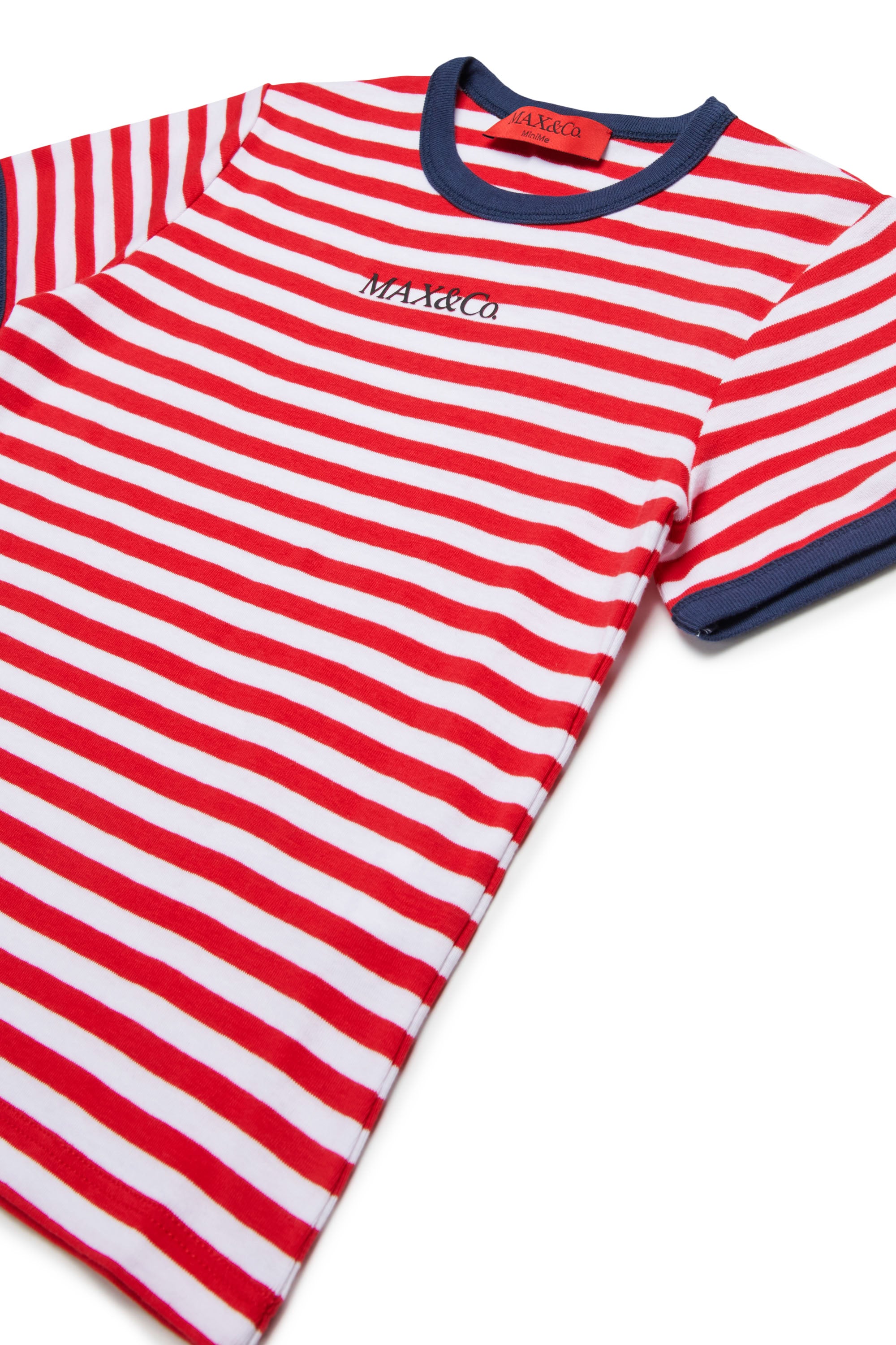 Stripe t-shirt - Goji Berry