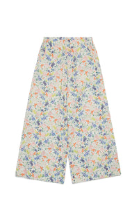 Floral print trousers - Lily White