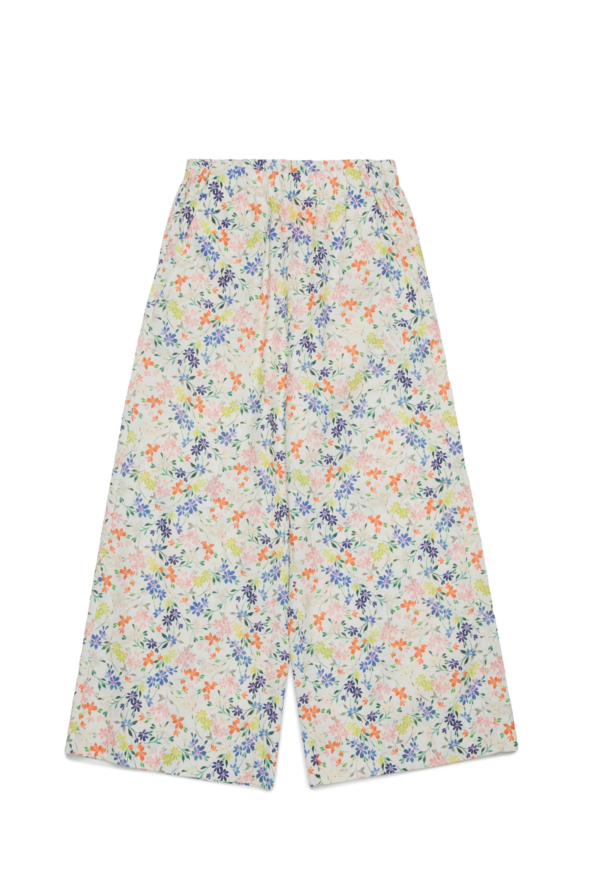 Floral print trousers - Lily White
