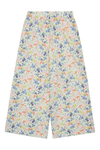 Floral print trousers - Lily White