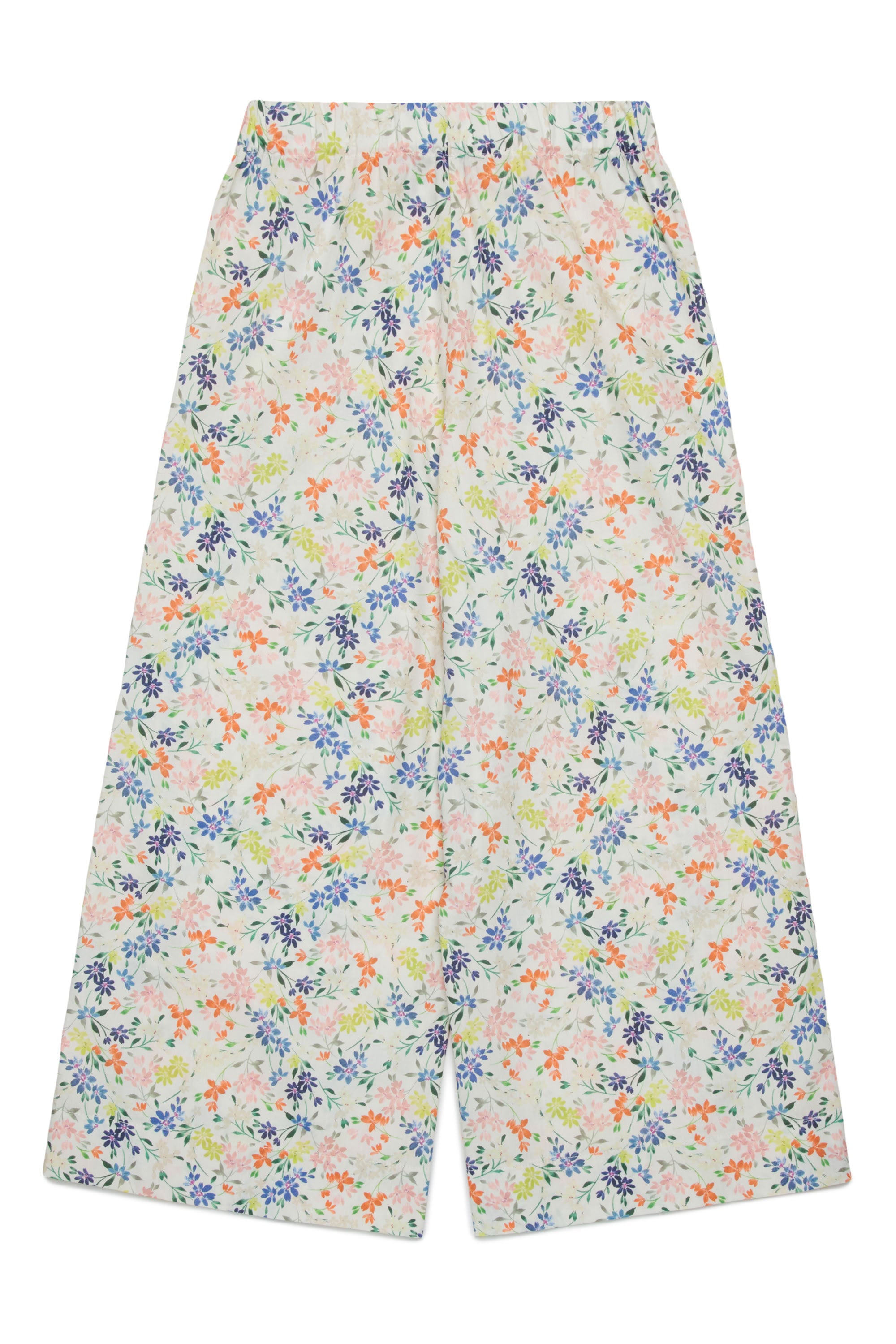 Floral print trousers - Lily White