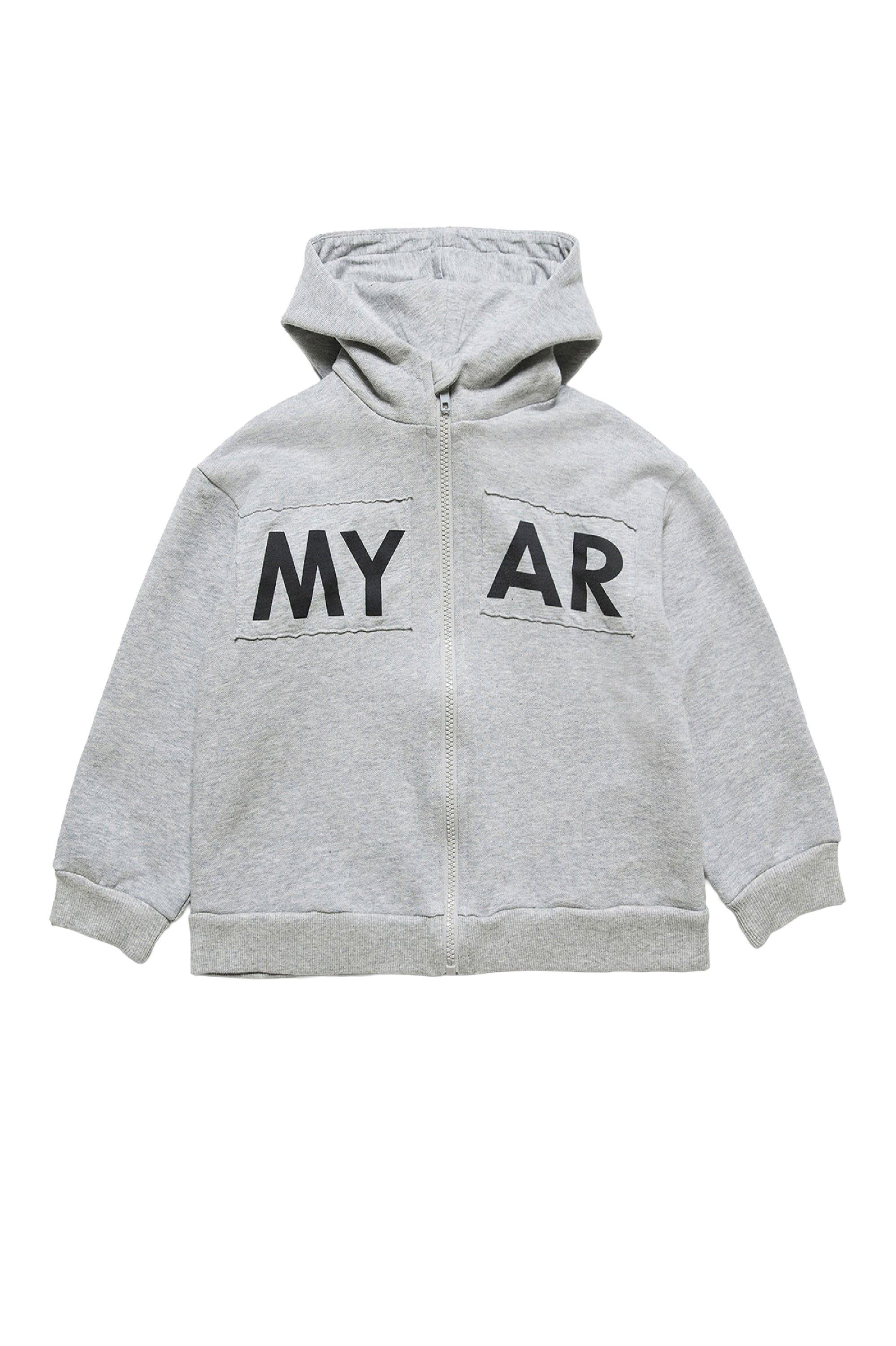 Sweat à capuche avec logo imprimé - Fresh Grey Melange