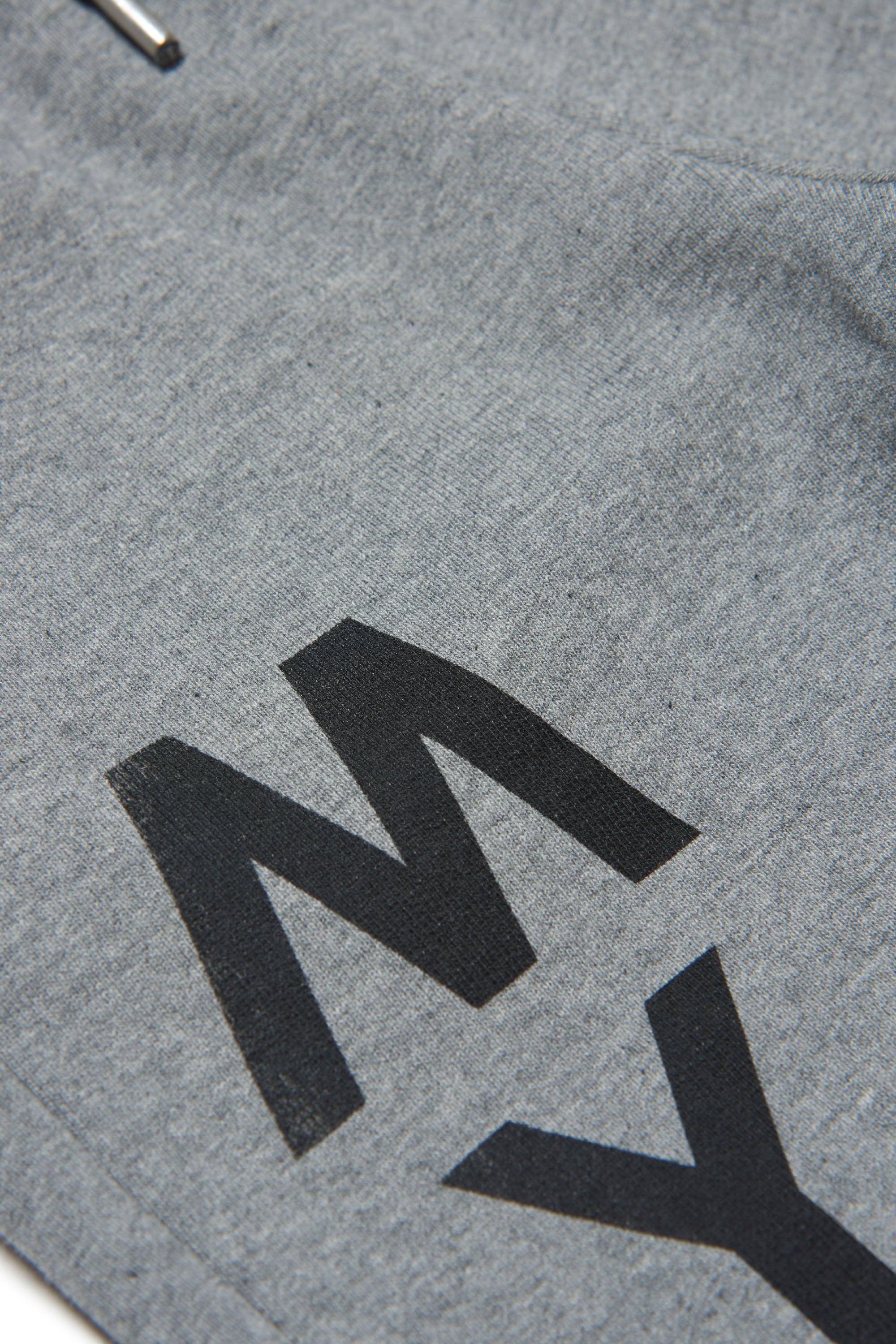 Track trousers with logo - Dark Grey Melange