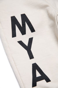 Track trousers with logo - Oat White