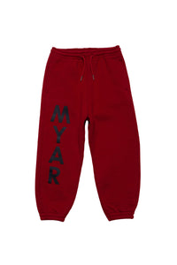Track trousers with logo - Deep Red
