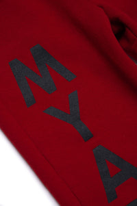 Track trousers with logo - Deep Red