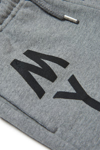 Logo shorts - Dark Grey Melange