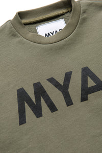 Sweatshirt avec logo imprimé - Military Green
