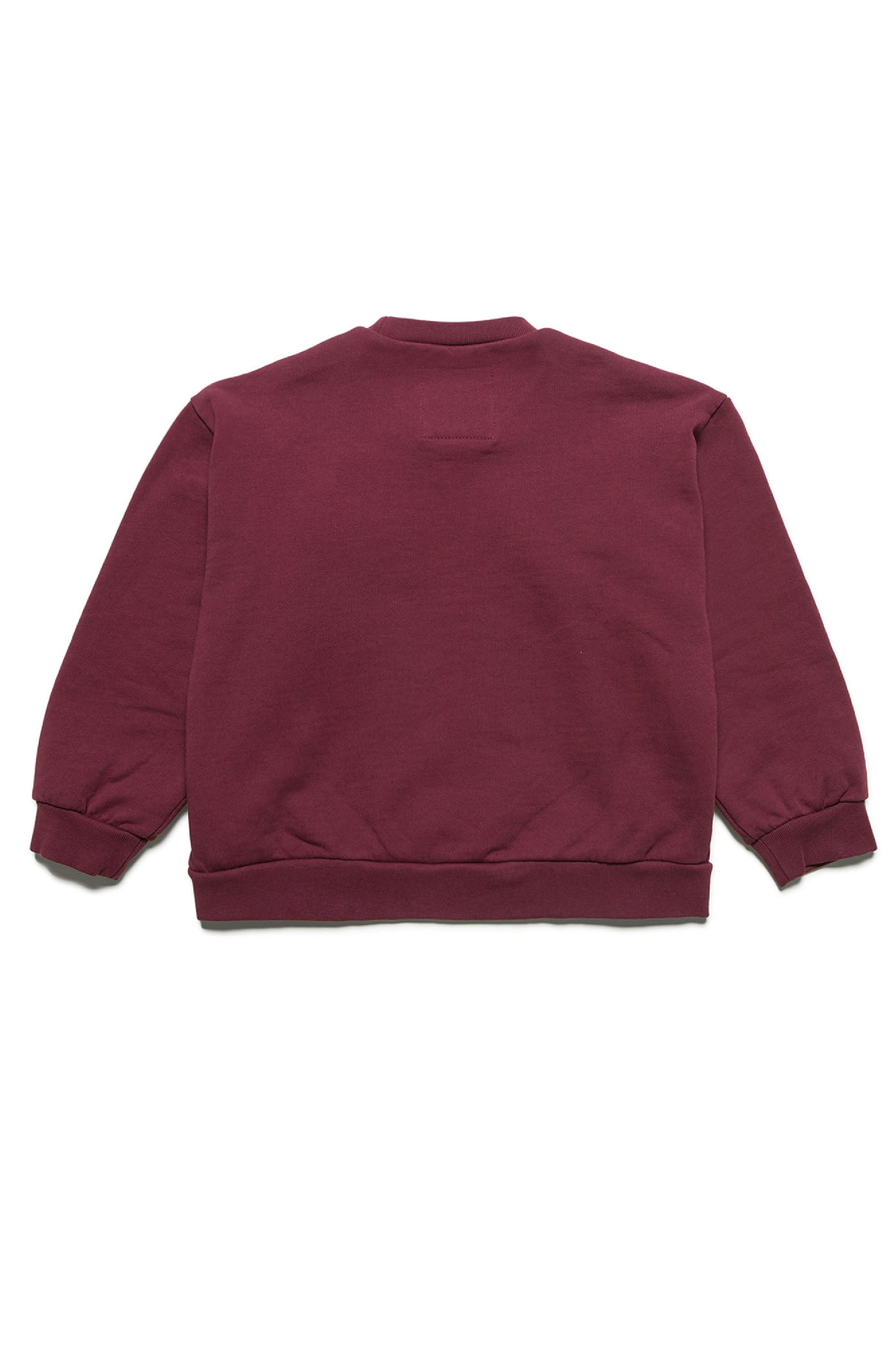 Sweatshirt avec logo imprimé - Bordeaux