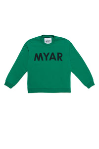 Sweatshirt with logo - Emerald Green