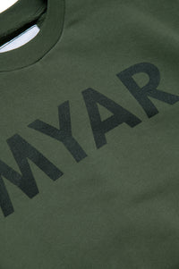 Sweatshirt with logo - Army Green