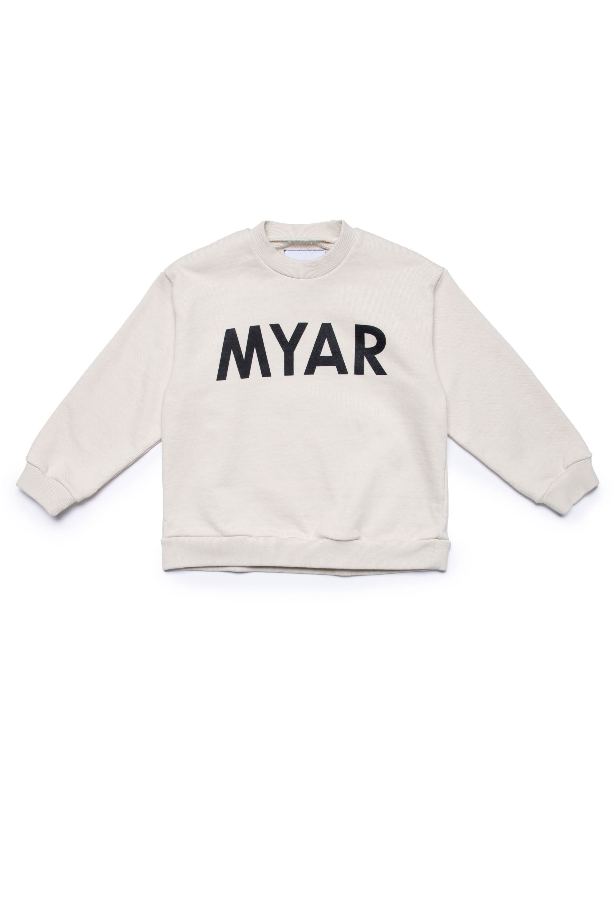Sweatshirt avec logo - Oat White