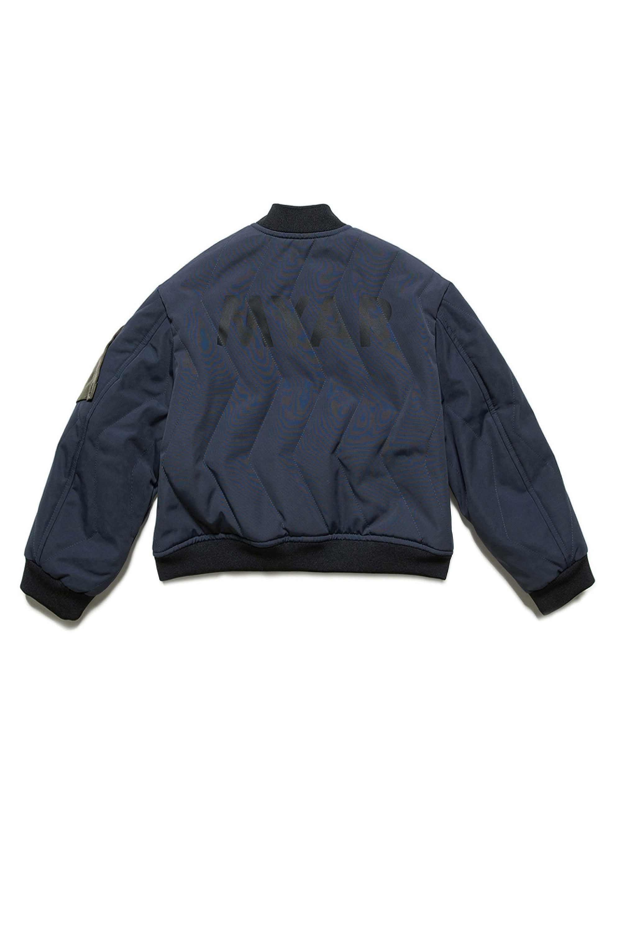 Bomber with zip pockets - Dark Blue