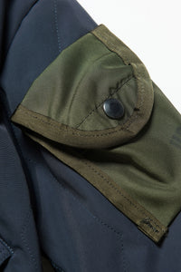 Bomber with zip pockets - Dark Blue
