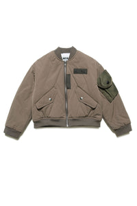 Veste à poches zippées - Brownish Green