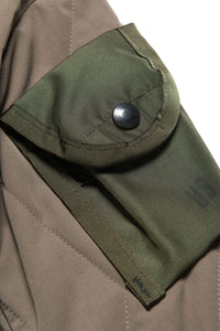 Veste à poches zippées - Brownish Green