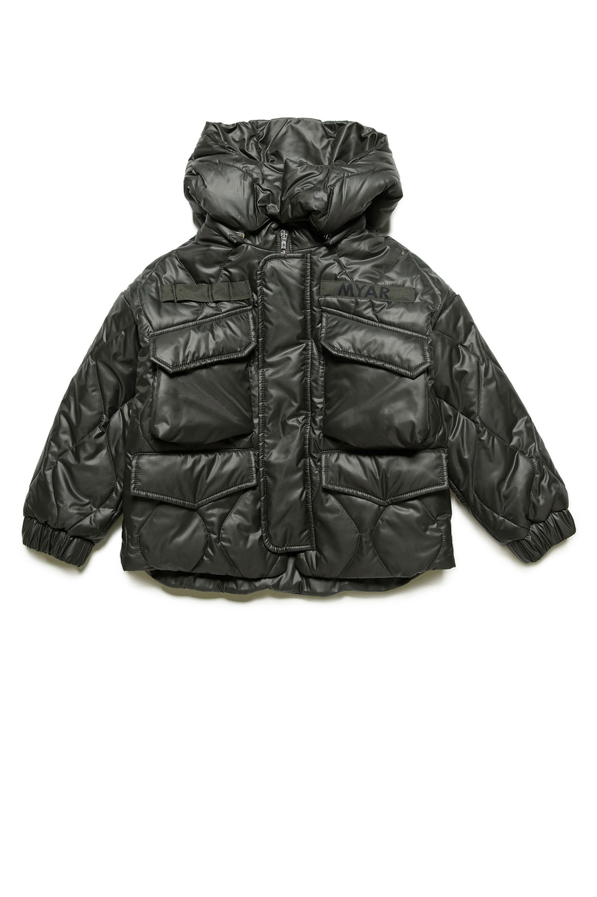 Veste à capuche - Peat Green