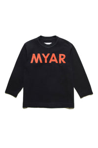 Long-sleeved T-shirt with logo - Black