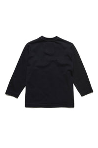 Long-sleeved T-shirt with logo - Black
