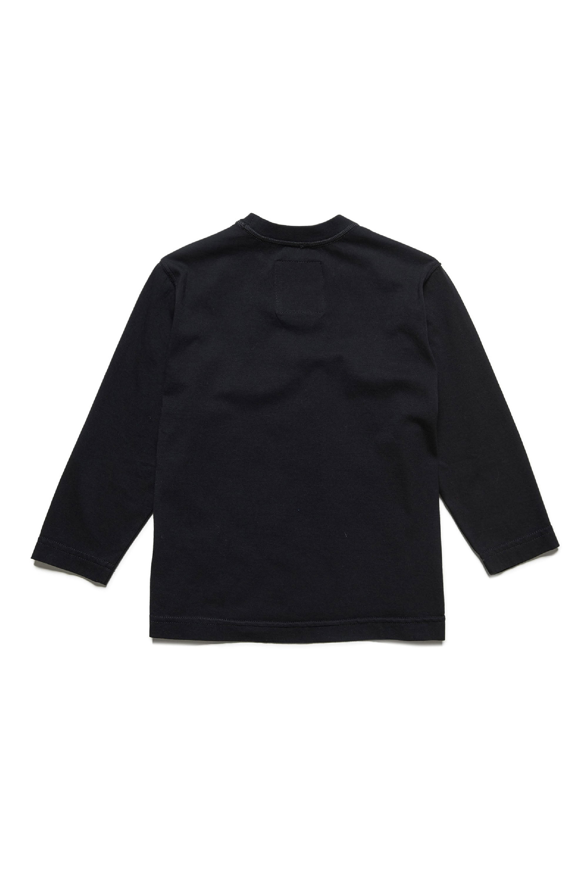 Long-sleeved T-shirt with logo - Black