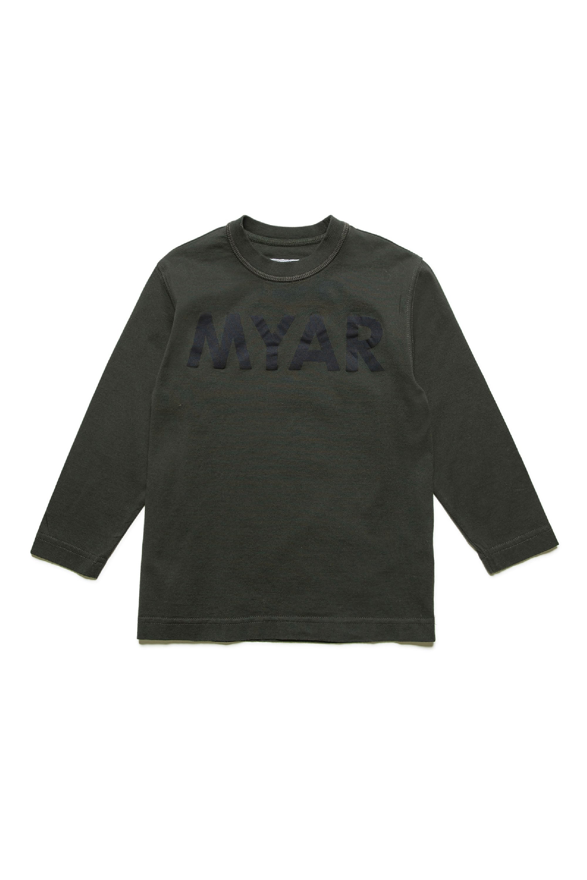 Long-sleeved T-shirt with logo - Dark Green