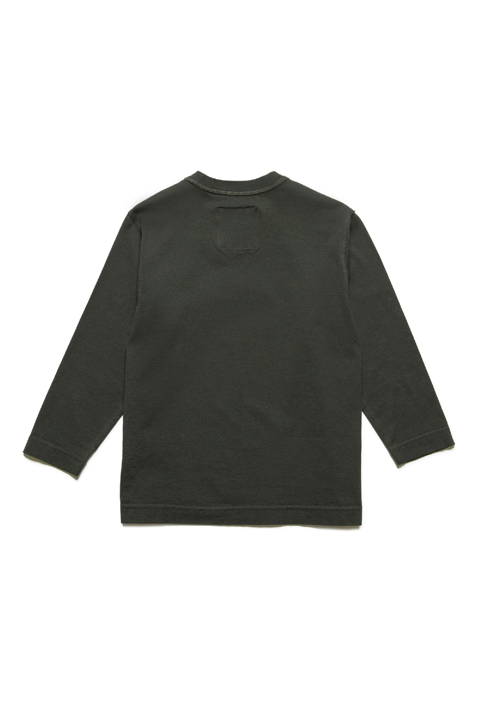 Long-sleeved T-shirt with logo - Dark Green