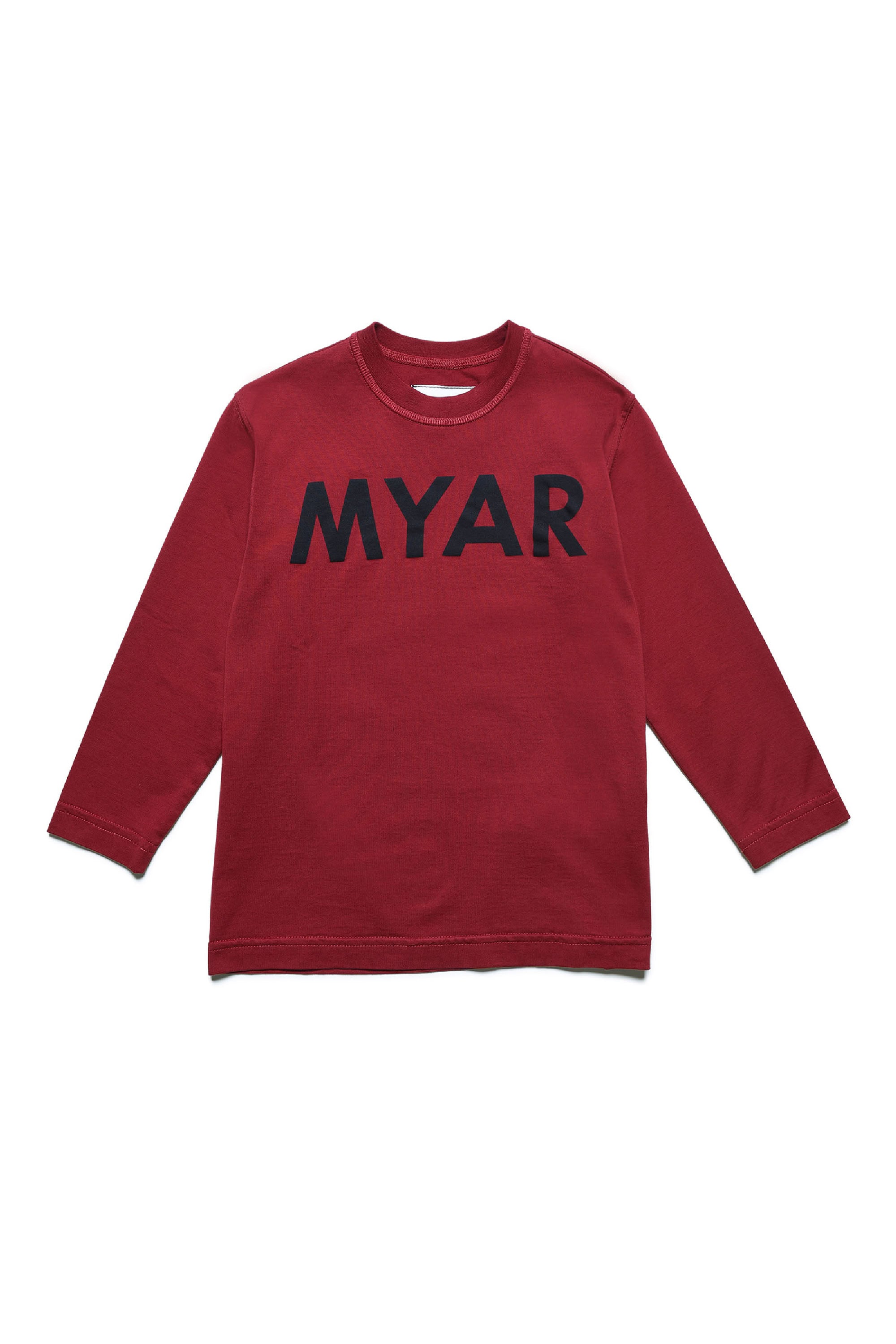 Long-sleeved T-shirt with logo - Dark Red