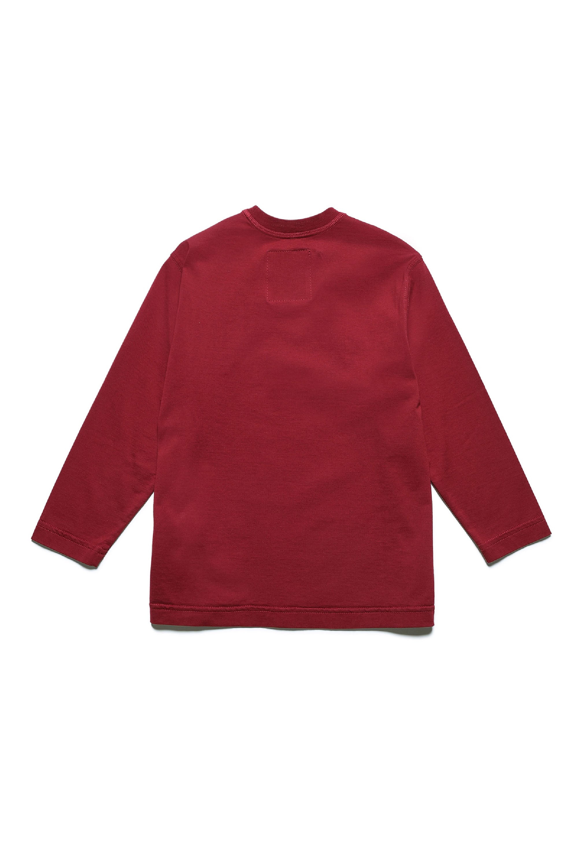 Long-sleeved T-shirt with logo - Dark Red