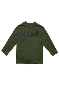 Long-sleeved T-shirt with logo - Military Green