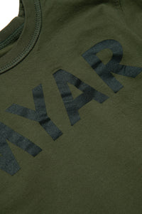 Long-sleeved T-shirt with logo - Military Green