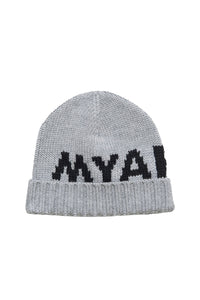 Wool logo hat - Fresh Grey Melange