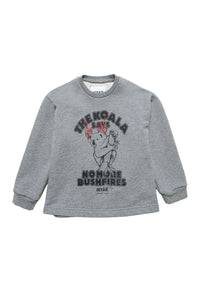 Printed sweatshirt - Dark Grey Melange