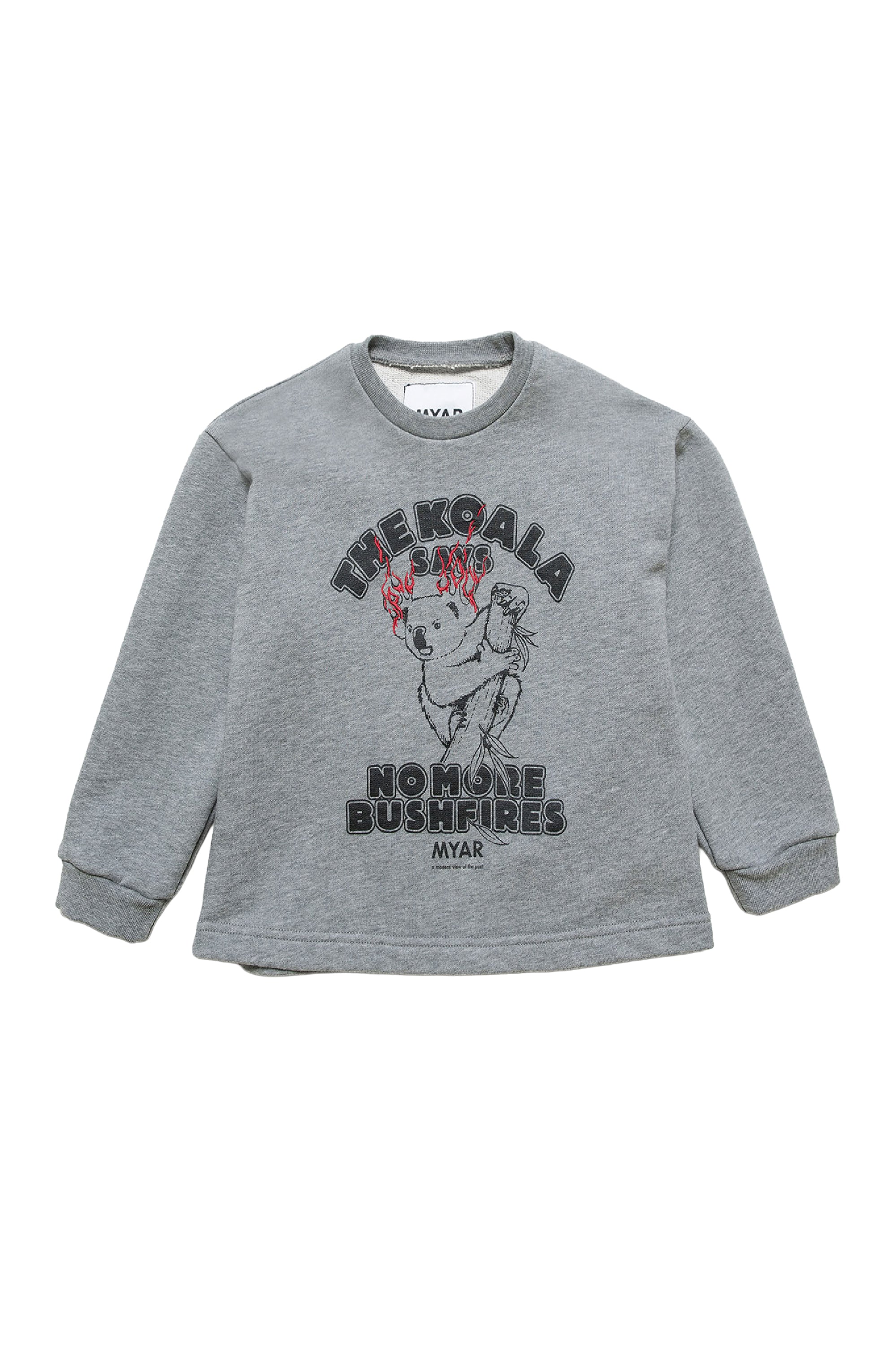 Printed sweatshirt - Dark Grey Melange