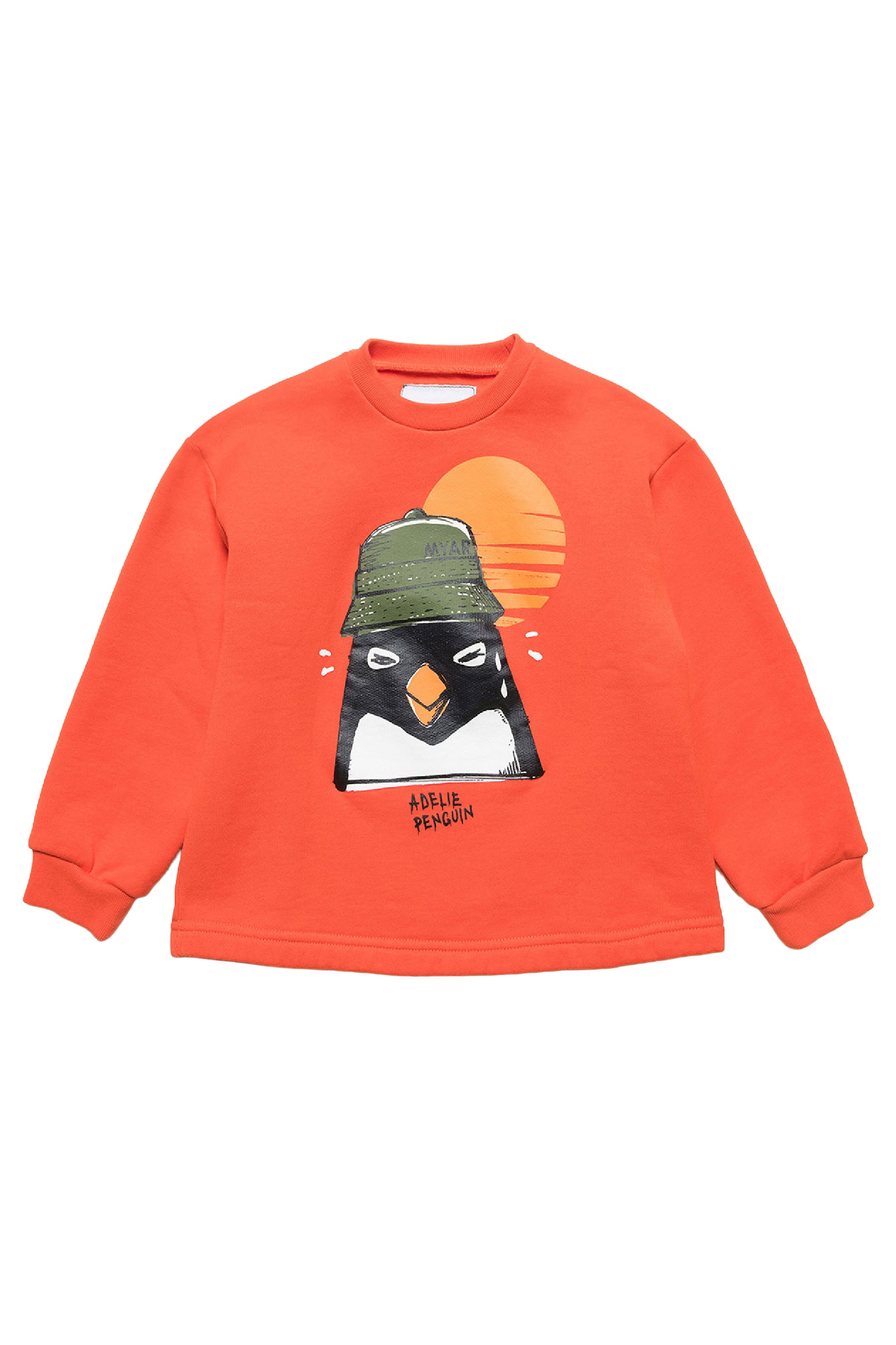 Printed sweatshirt - Bright Orange