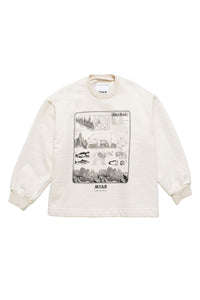 Sweatshirt à impression - Creamy White
