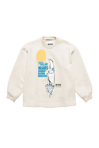 Sweatshirt à impression - Creamy White