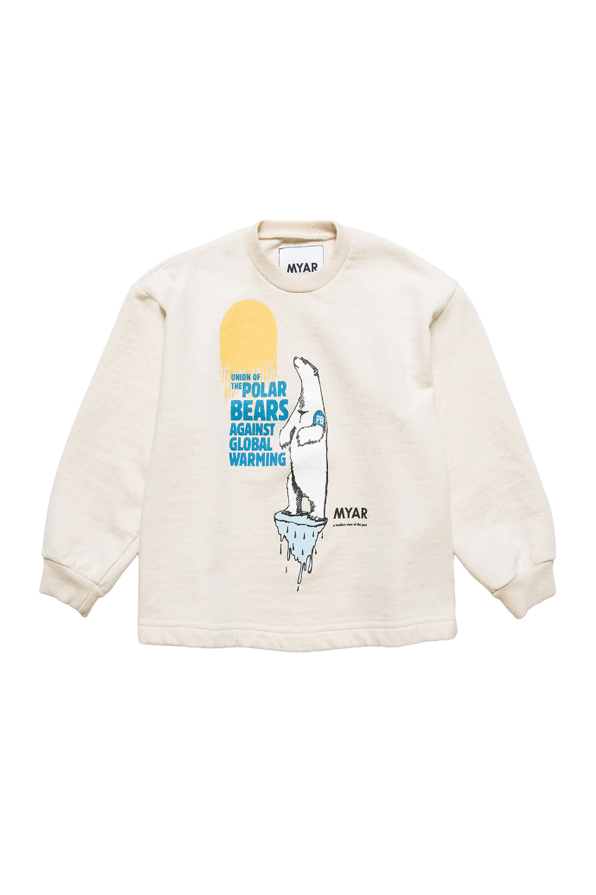 Sweatshirt à impression - Creamy White