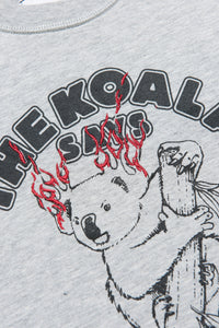 Print T-shirt - Fresh Grey Melange