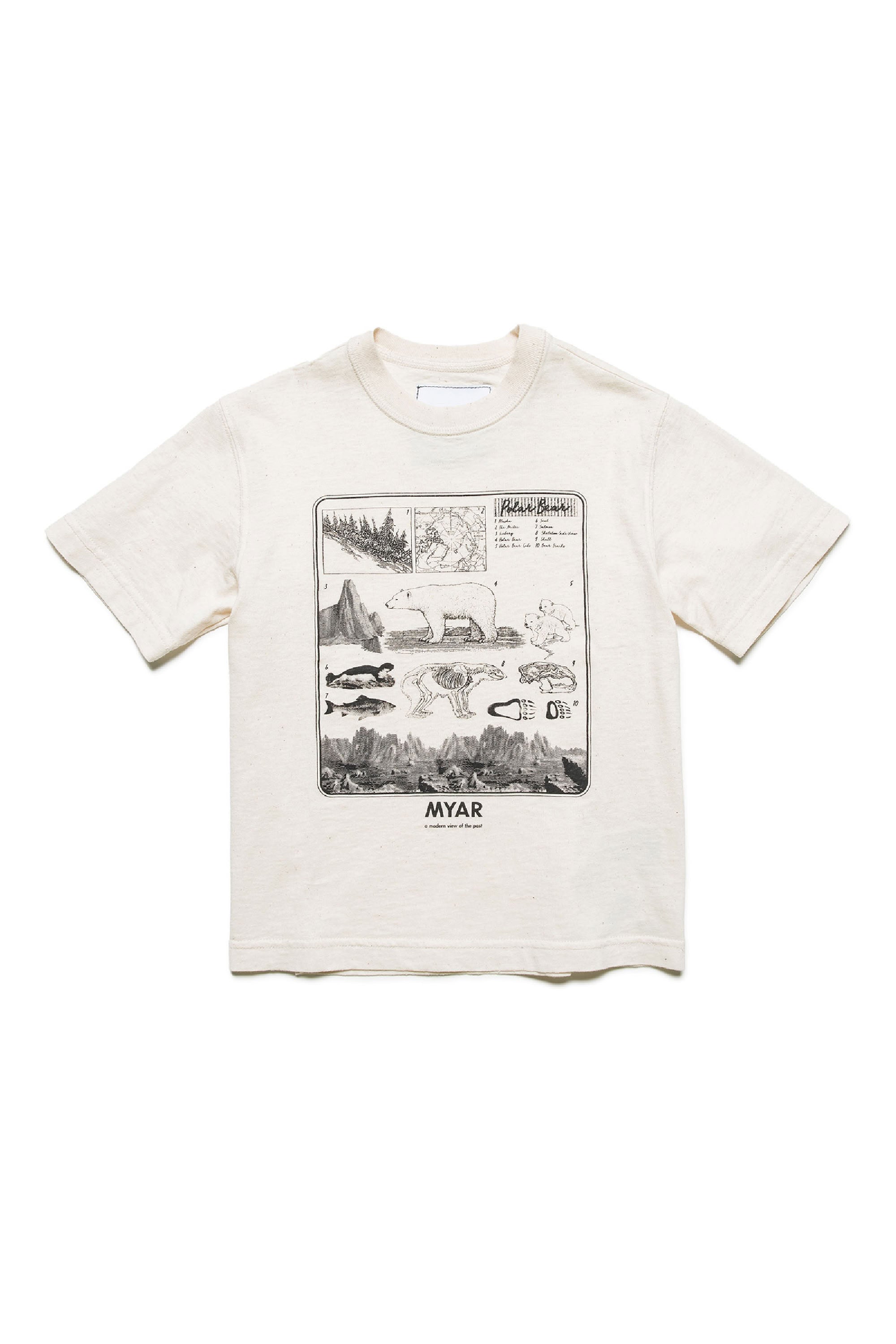 Print T-shirt - Creamy White