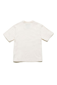 Print T-shirt - Creamy White