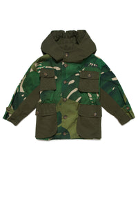 Printed jacket - Green Rain Forest