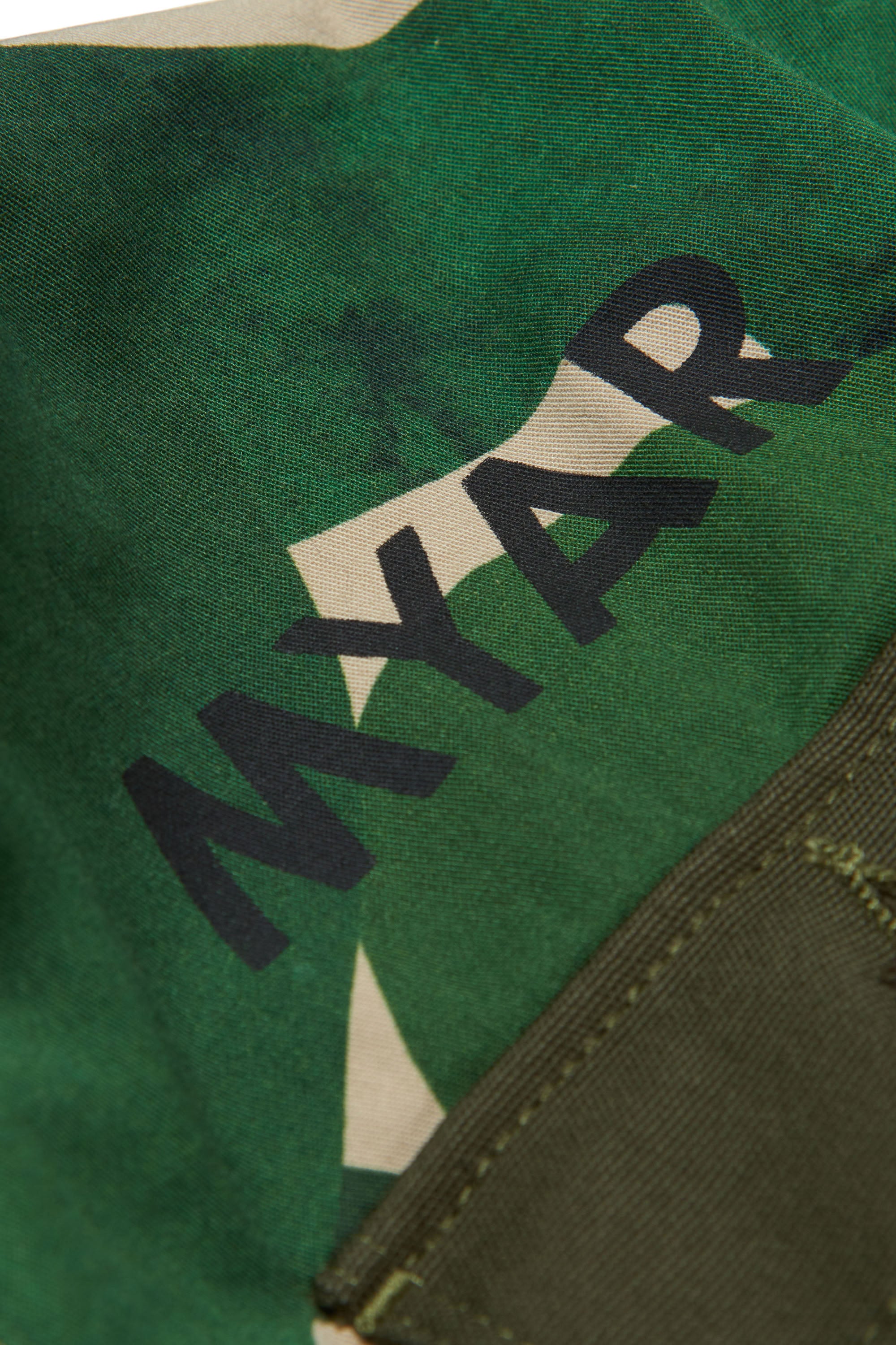 Printed jacket - Green Rain Forest