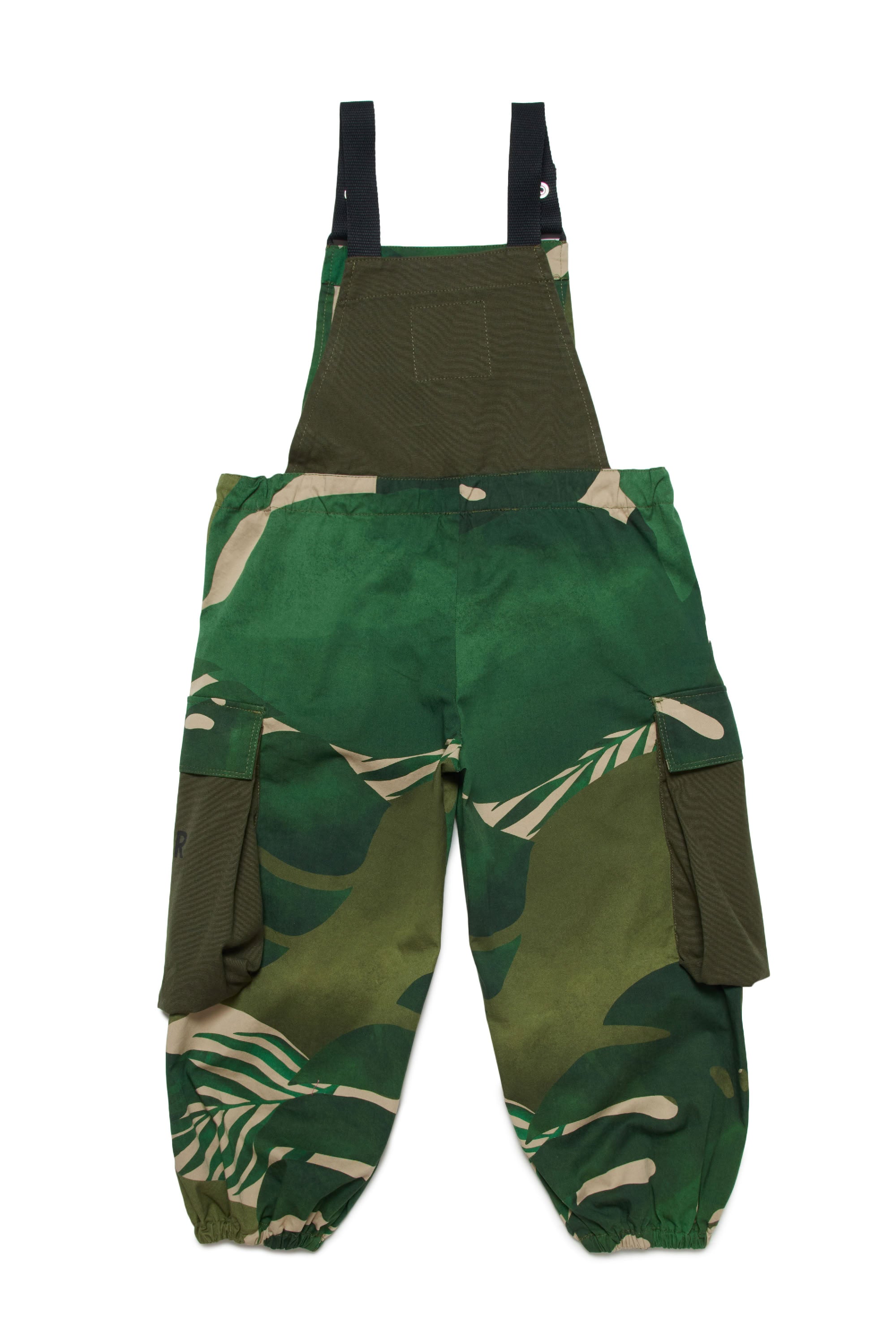 Printed overalls - Green Rain Forest