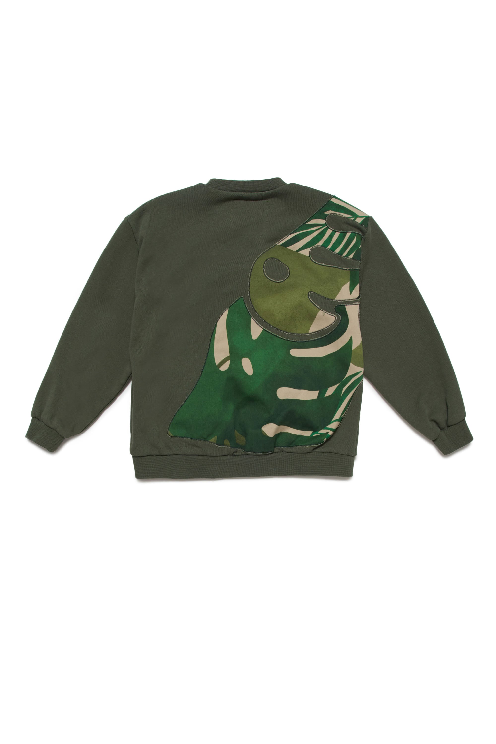 Printed sweatshirt - Army Green