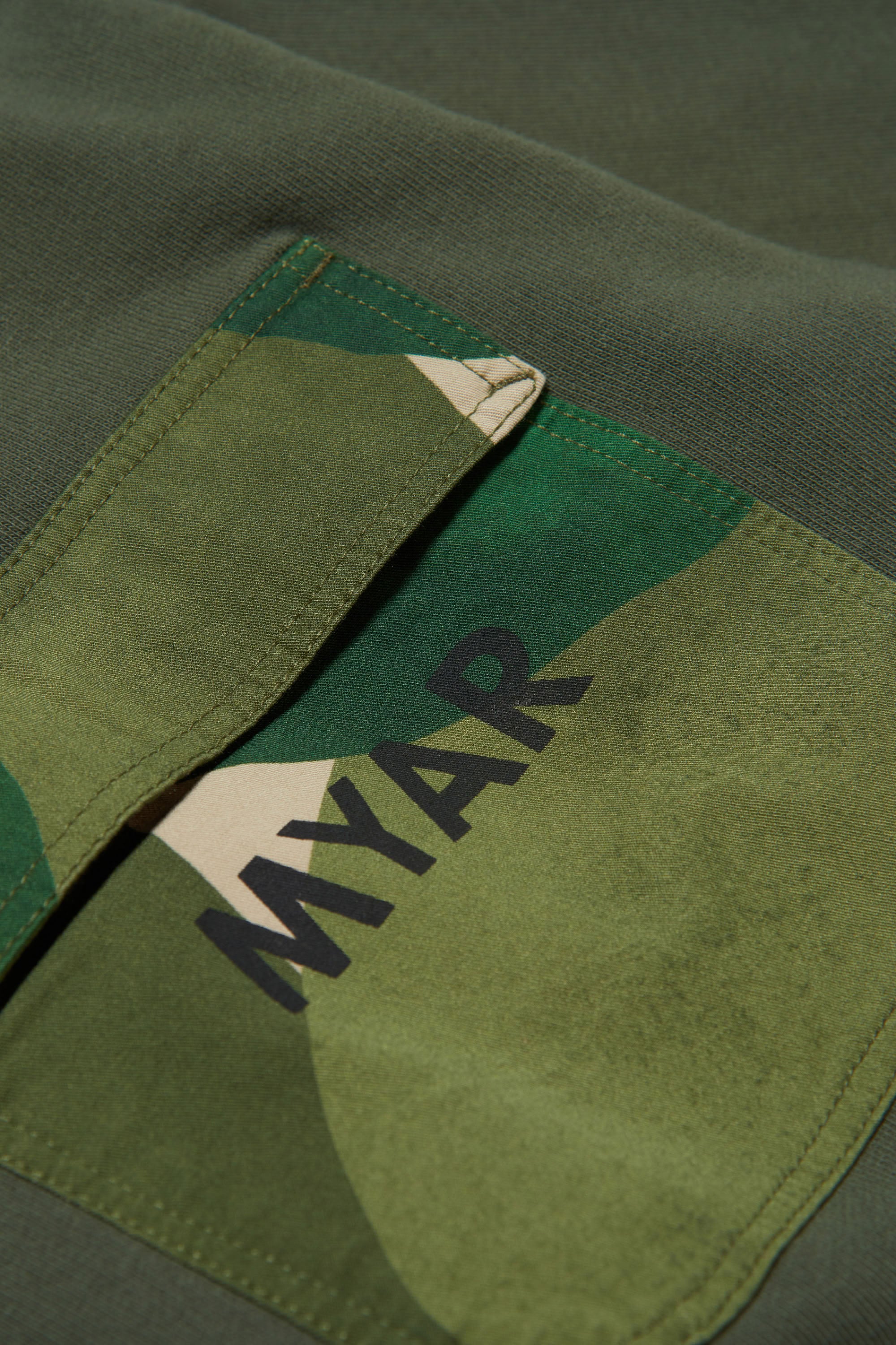 Printed sweatshirt - Army Green
