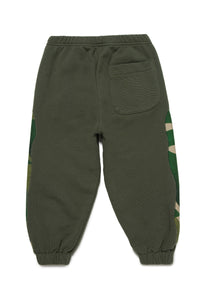 Track trousers with elasticated waistband - Army Green