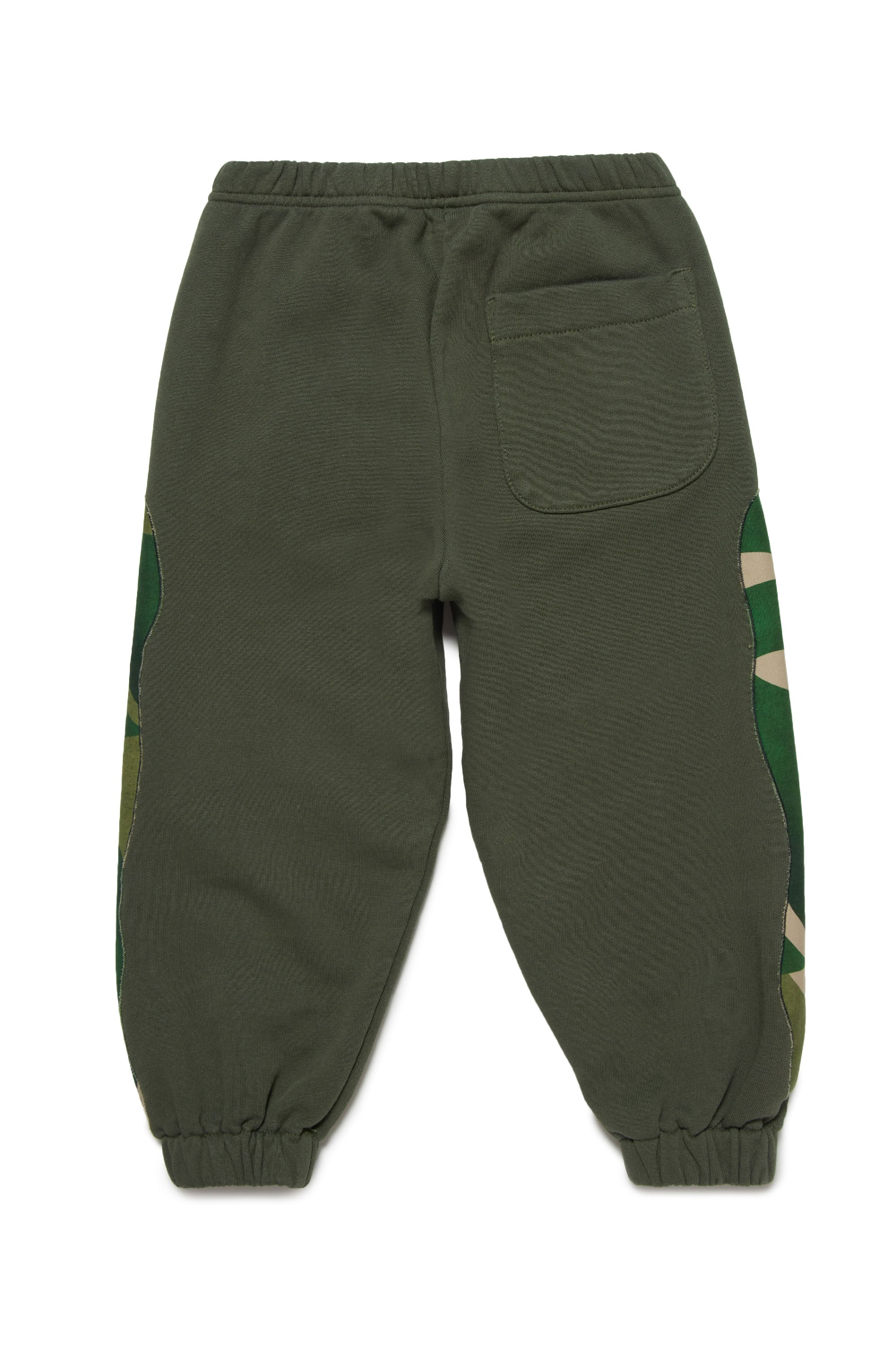 Track trousers with elasticated waistband - Army Green