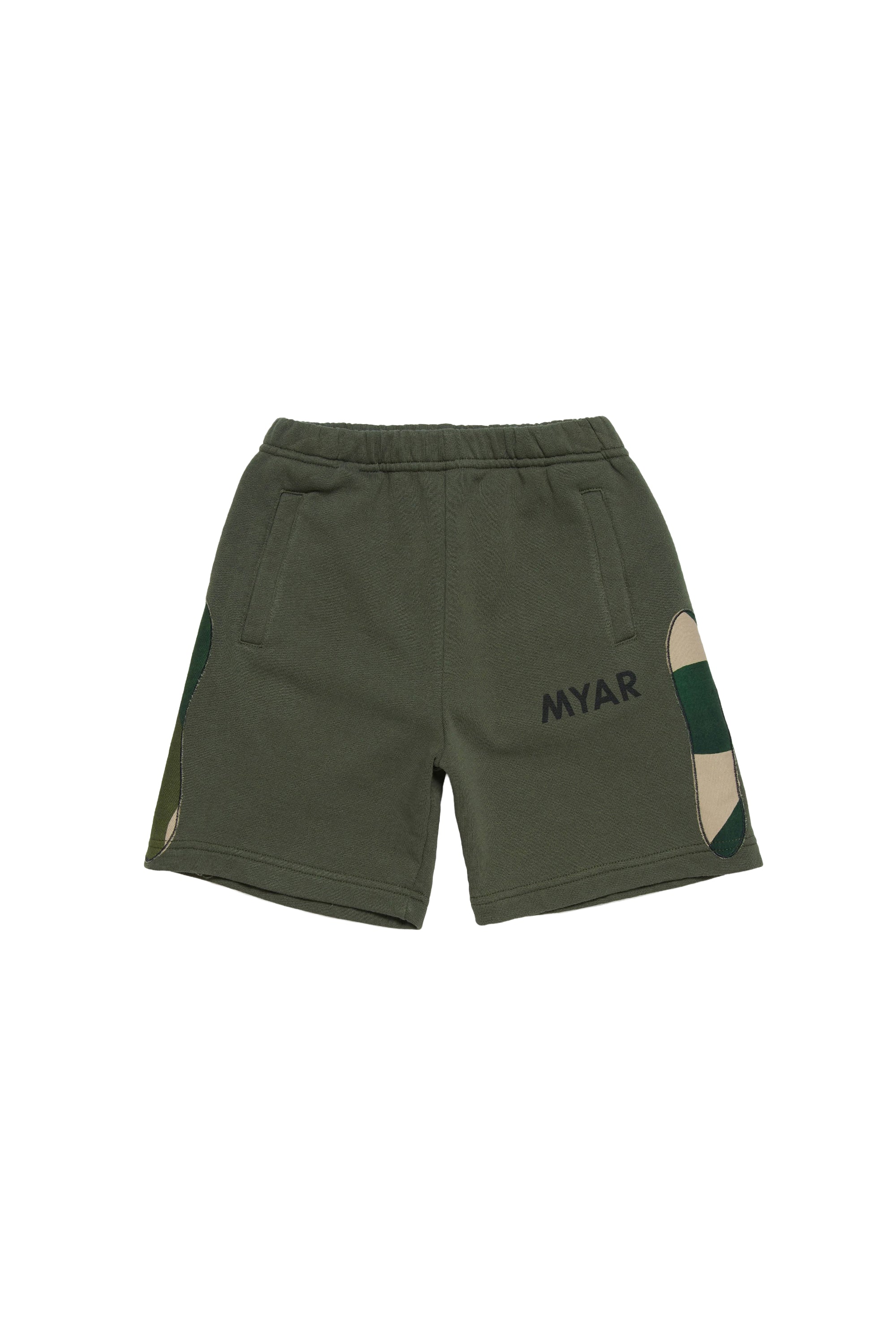 Elasticated waist shorts - Army Green