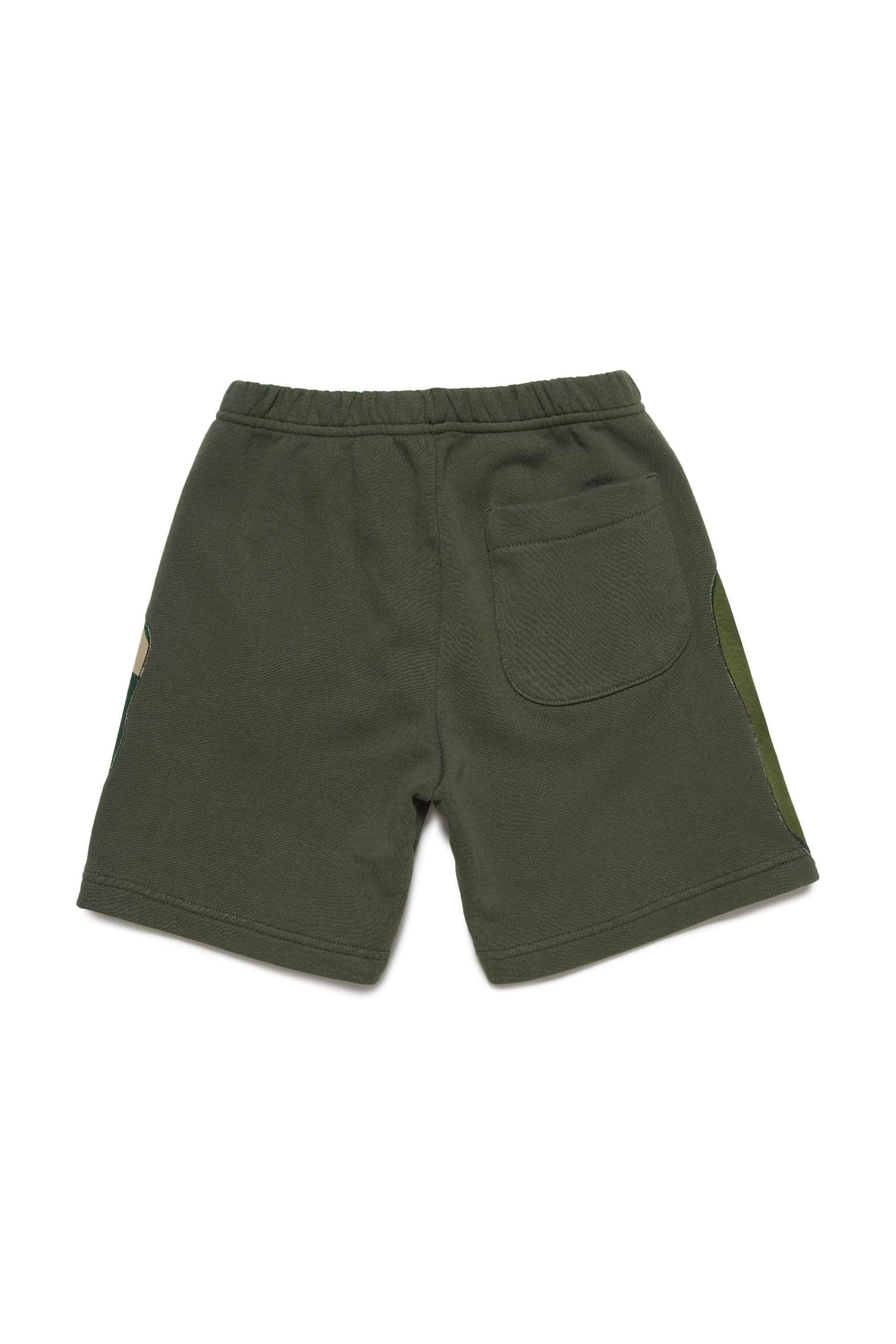 Elasticated waist shorts - Army Green