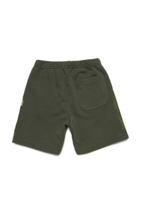 Short à taille élastiquée - Army Green